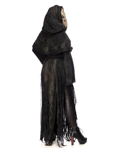Lady Pest Doktor Damenkostüm mit Vogelmaske