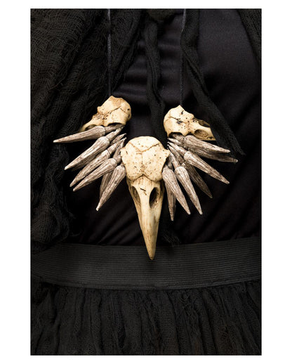 Lady Pest Doktor Damenkostüm mit Vogelmaske