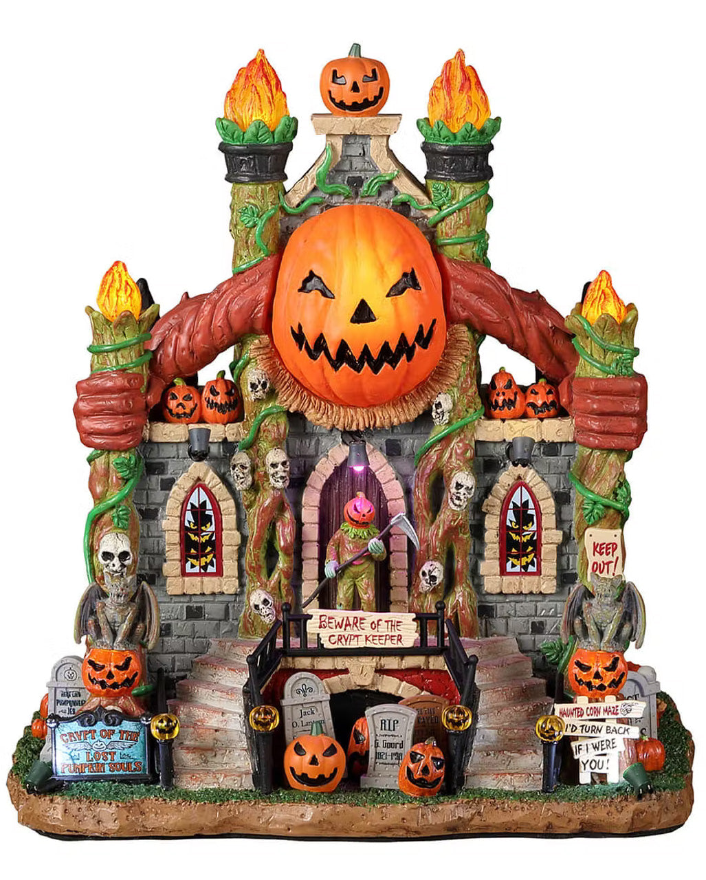 Lemax Spooky Town - Crypt Of The Lost Pumpkin Souls