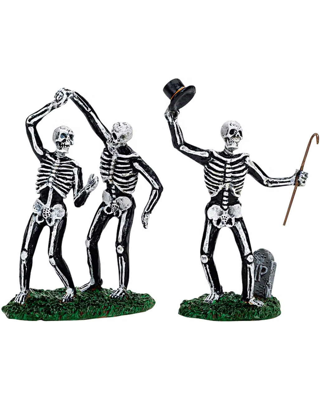 Lemax Spooky Town - Dancing Skeletons Set Of 2