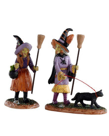 Lemax Spooky Town - Hexen Nacht Ausflug 2er Set