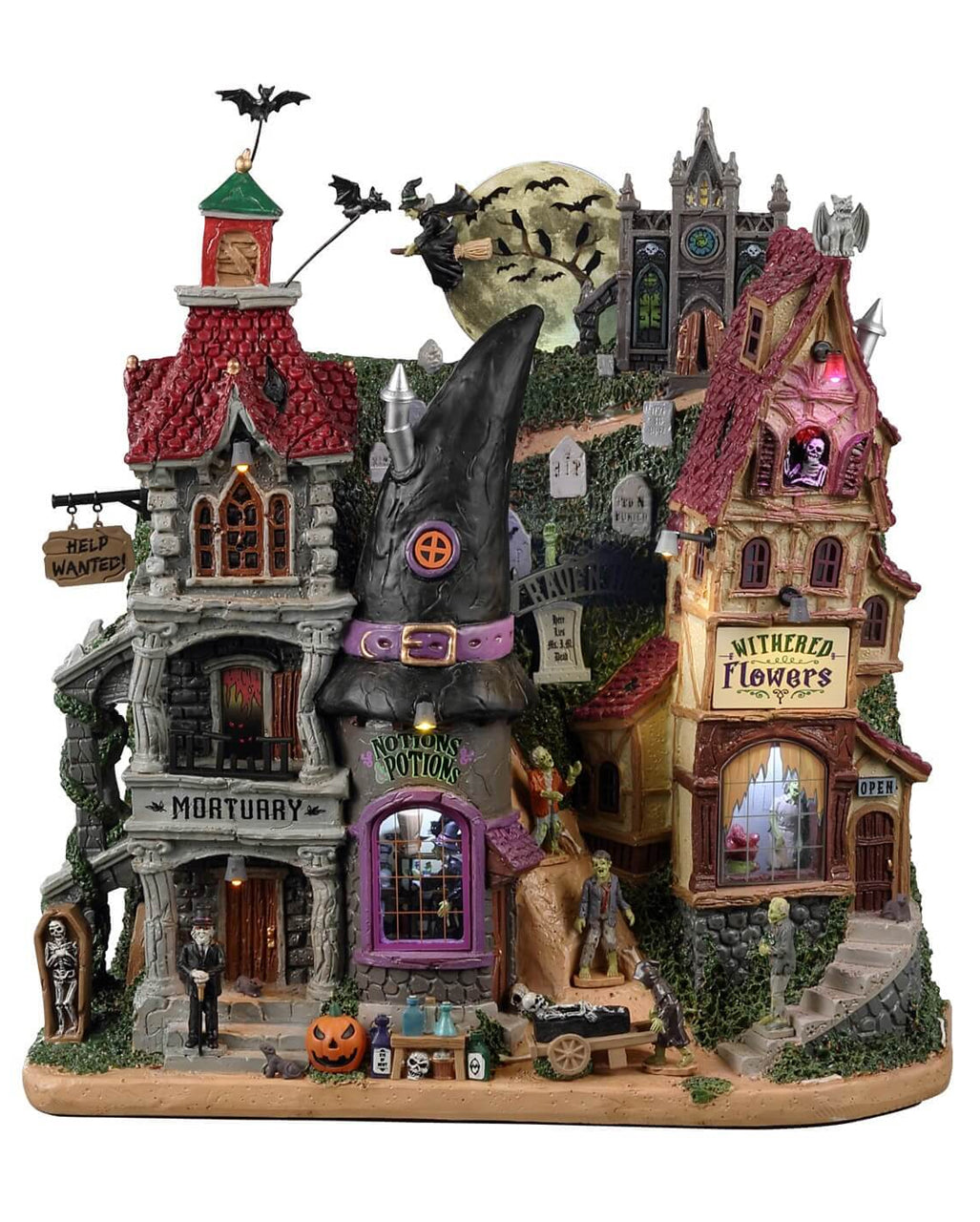 Lemax Spooky Town - Raben Hügel