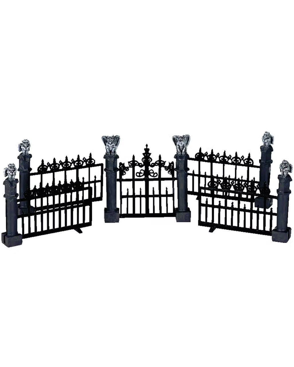Lemax Spooky Town - Gargoyle Zaun 5er Set