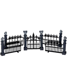 Lemax Spooky Town - Gargoyle Zaun 5er Set