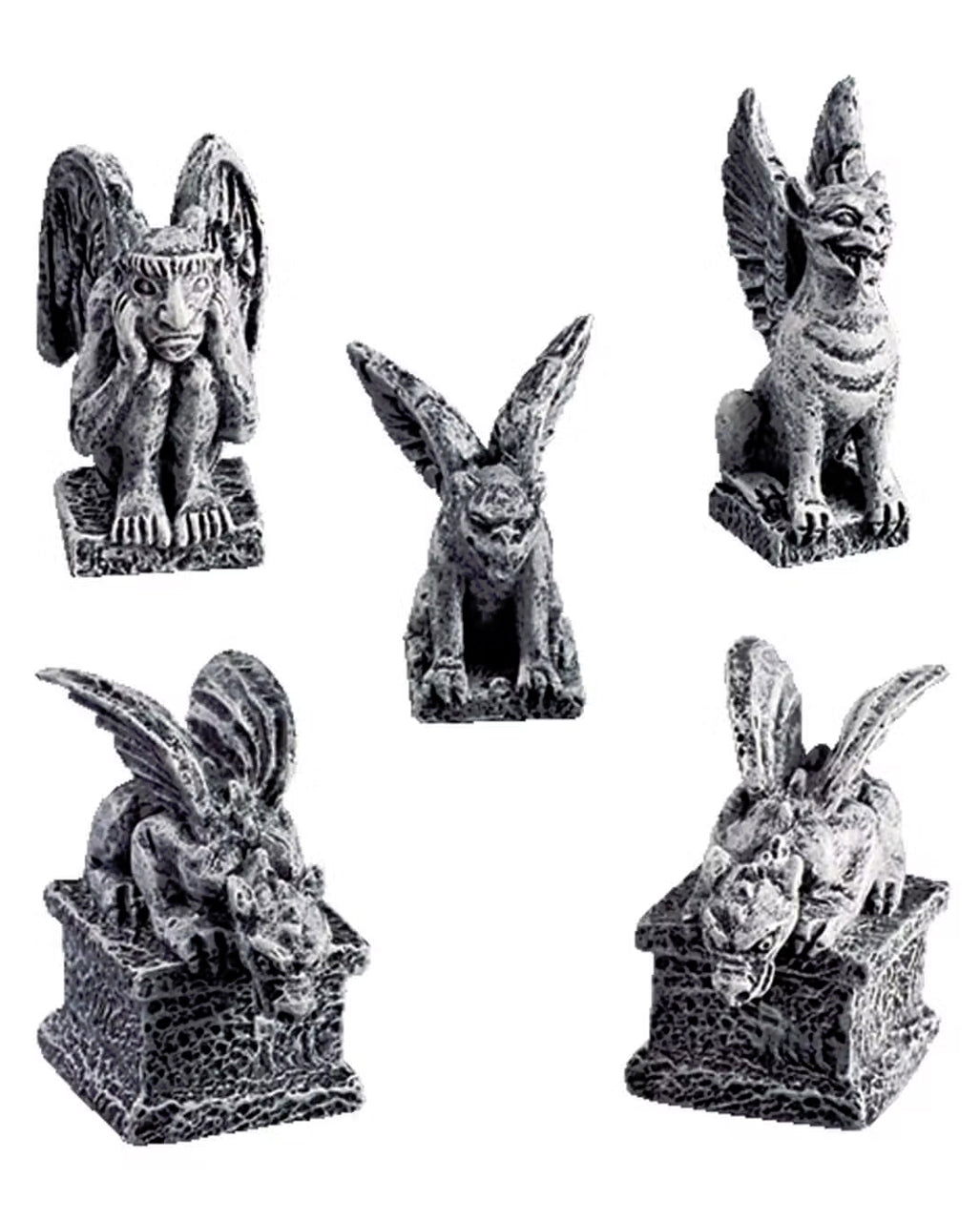 Lemax Spooky Town - Gargoyles 5er Set