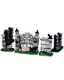 Lemax Spooky Town - Gespenstisches Eisentor & Zaun