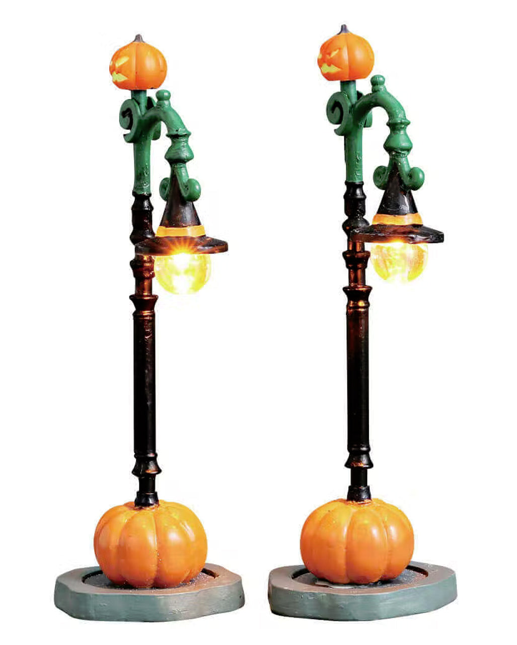 Lemax Spooky Town - Witch Pumpkin Patch Set Of 2