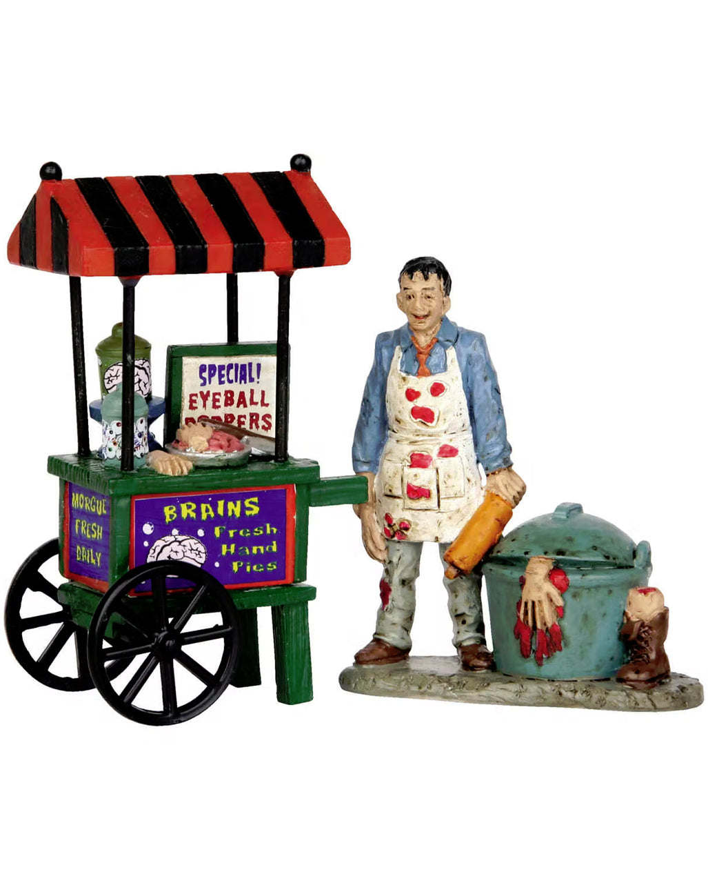 Lemax Spooky Town - Zombiehirn Essenswagen