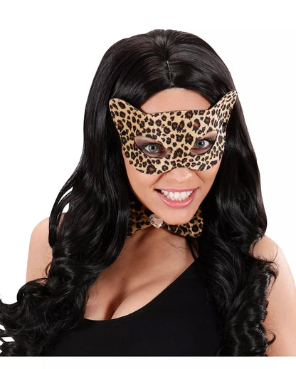 Leoparden Augenmaske
