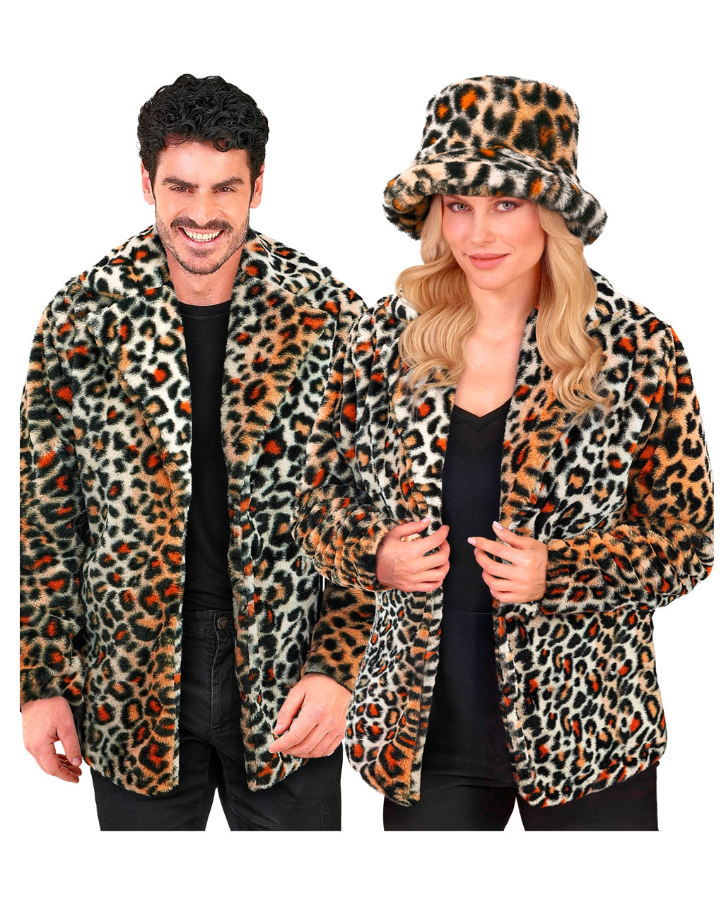 Leoparden Plüschjacke