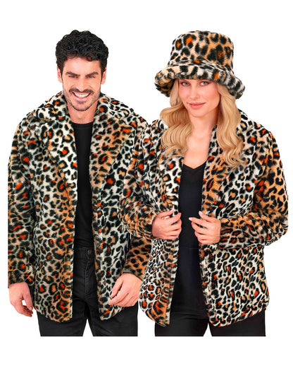 Leoparden Plüschjacke