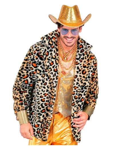 Leoparden Plüschjacke