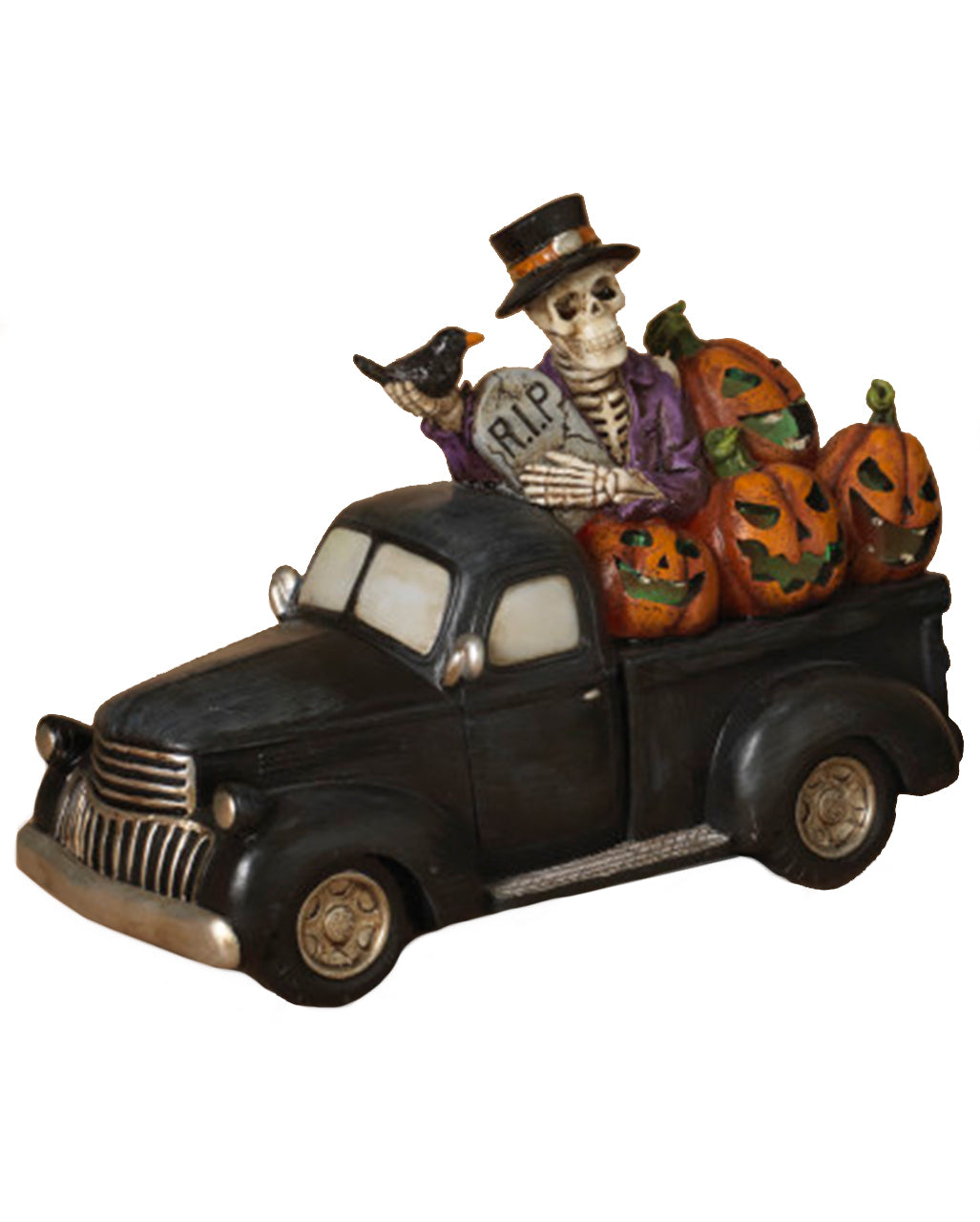 Glowing Halloween Pick Up With Skeleton 24cm