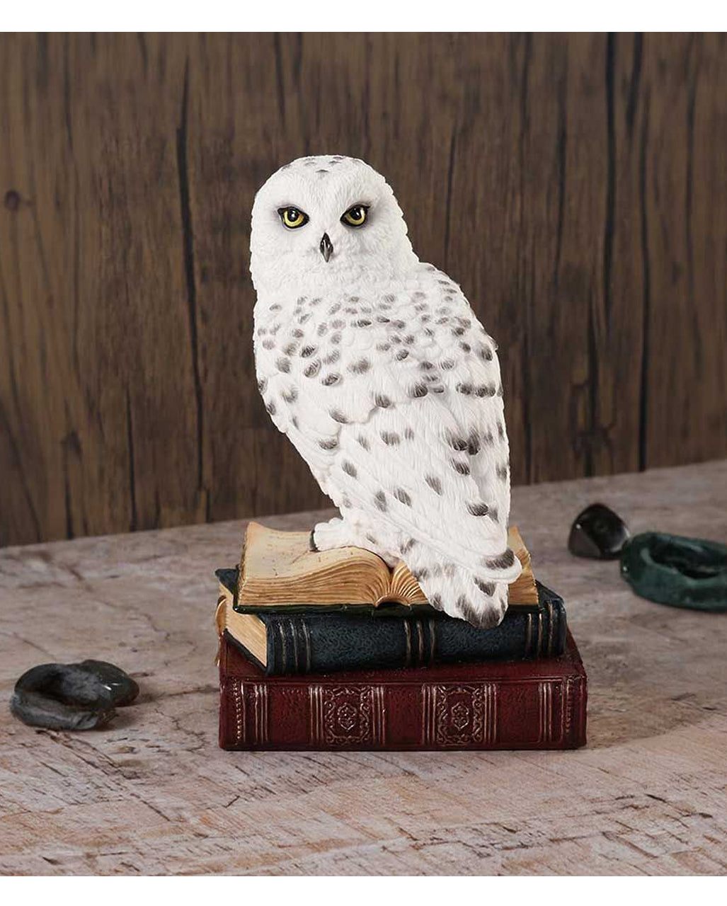 Bibliothek der Weisheit Eulen Figur 17cm