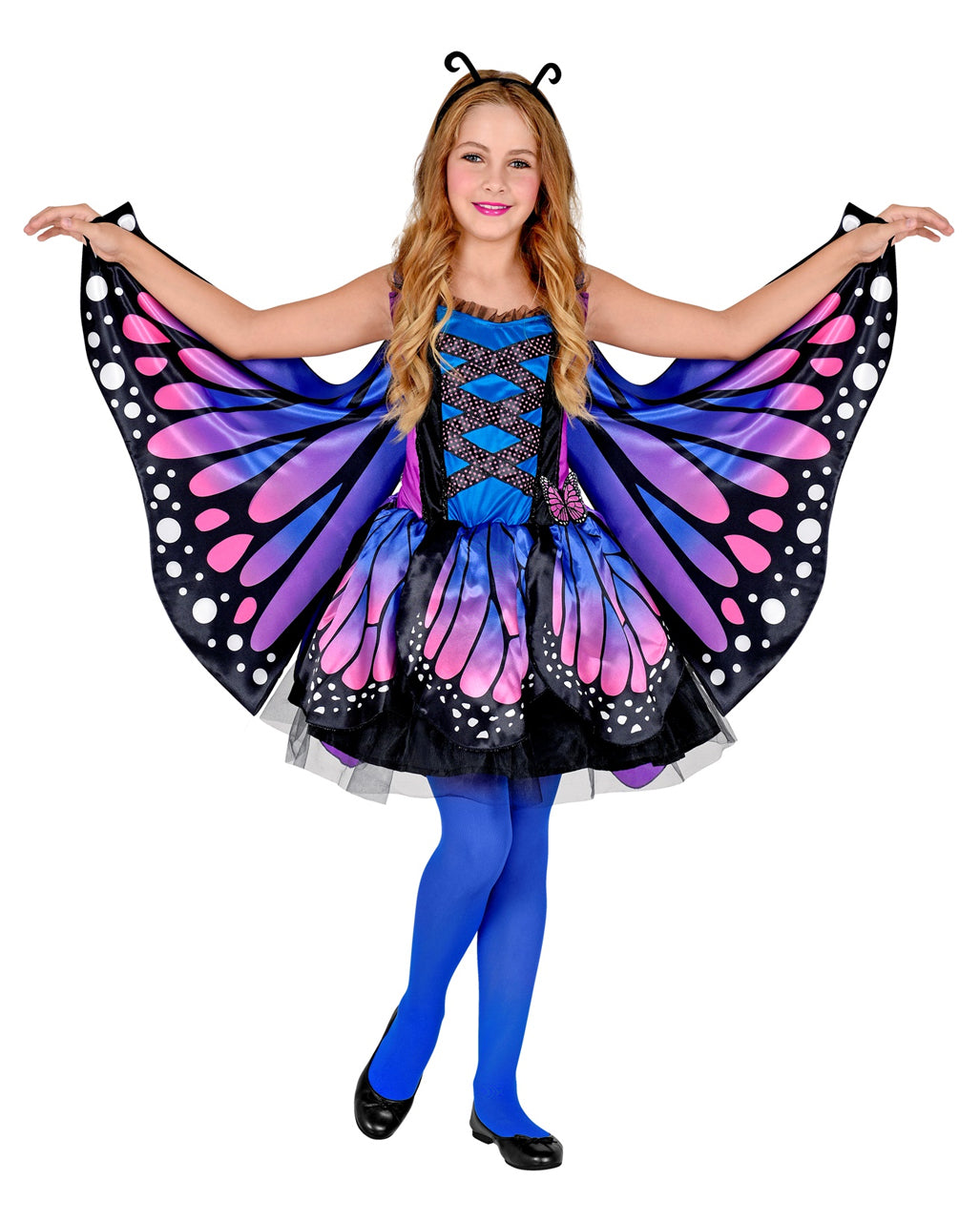 Violettes Schmetterling Kinderkostüm