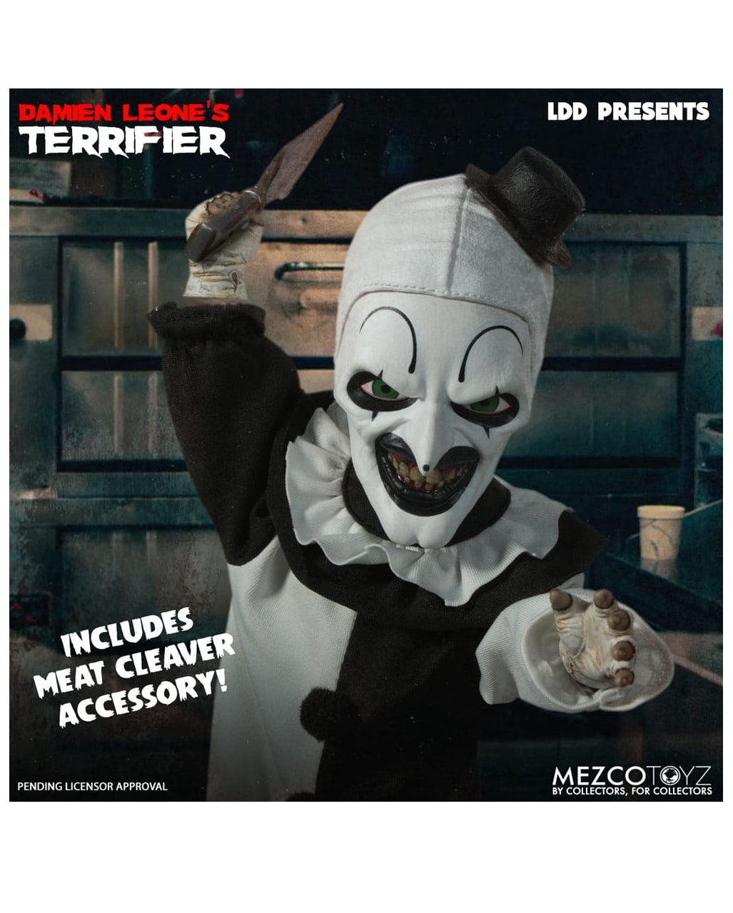 Living Dead Dolls Terrifier: The Clown, 25 Cm