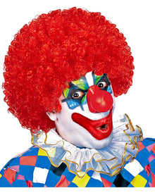 Rote Clown Lockenperücke