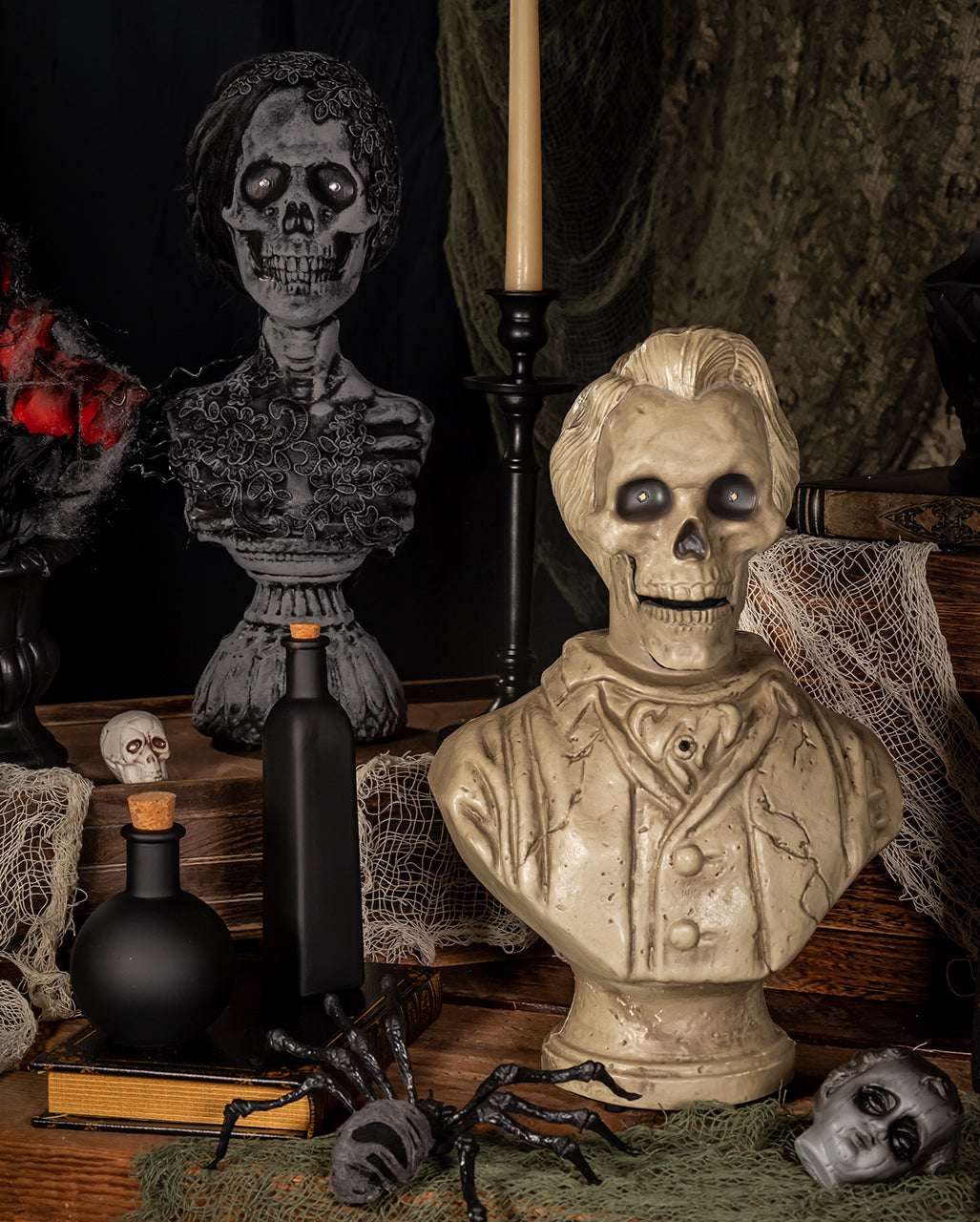 Lord Alastor Sprechende Skelett Büste 37cm