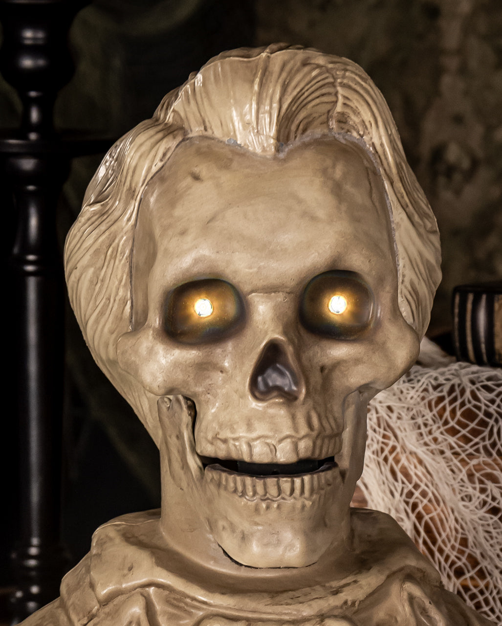 Lord Alastor Sprechende Skelett Büste 37cm