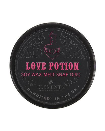 Love Potion Soja Duftwachs Snap Disc