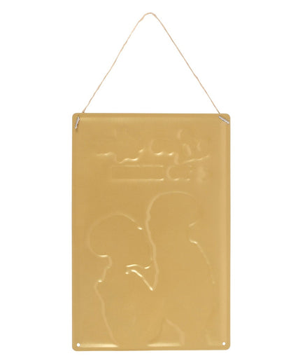 "Love You To Death" Skelett Liebespaar Metallschild 30x20cm