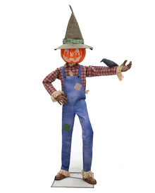Familienfreundliche Vogelscheuche Halloween Animatronic 180cm