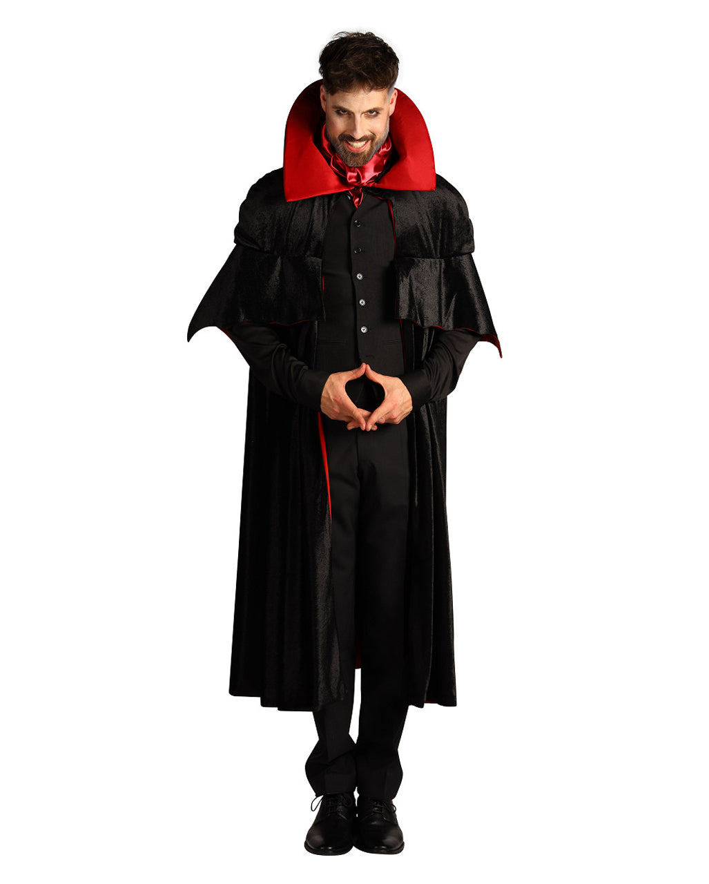 Exquisiter Dracula Umhang mit Stehkragen