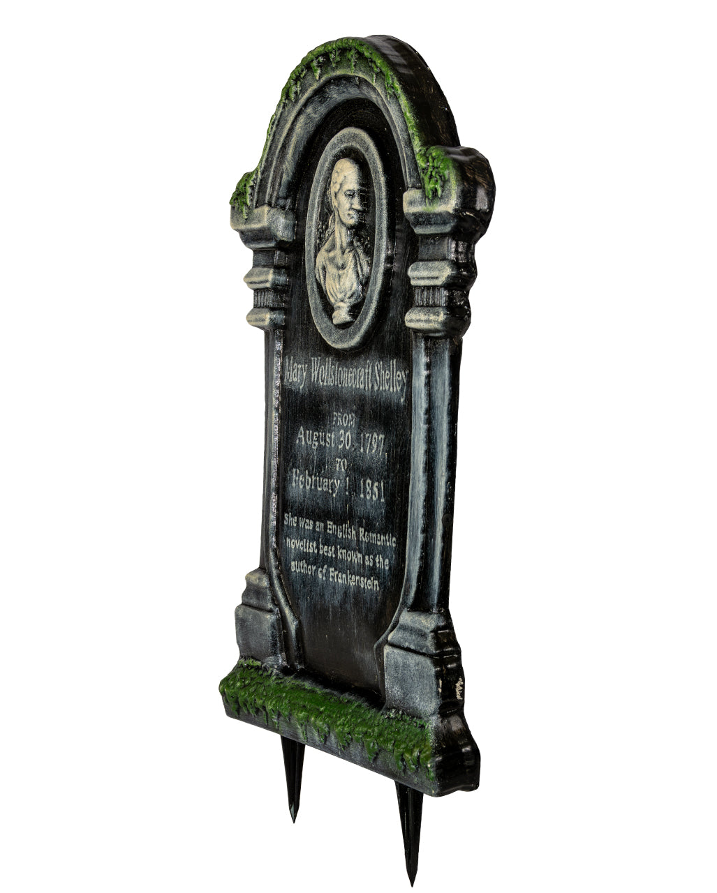 M. Shelley Halloween Grabstein mit Erdspieß 53cm