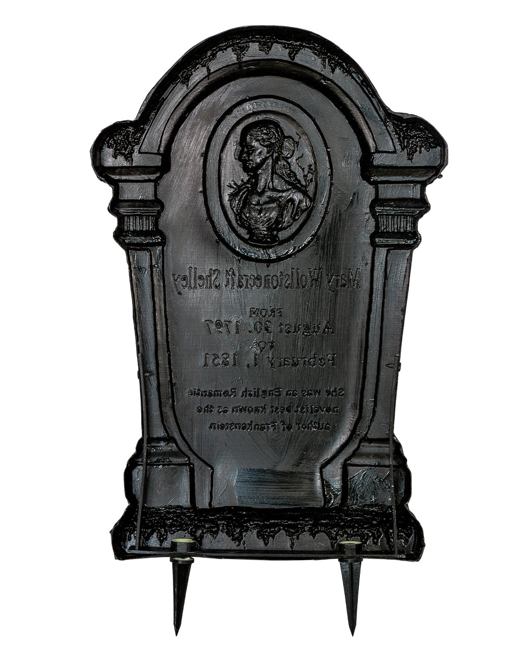 M. Shelley Halloween Grabstein mit Erdspieß 53cm