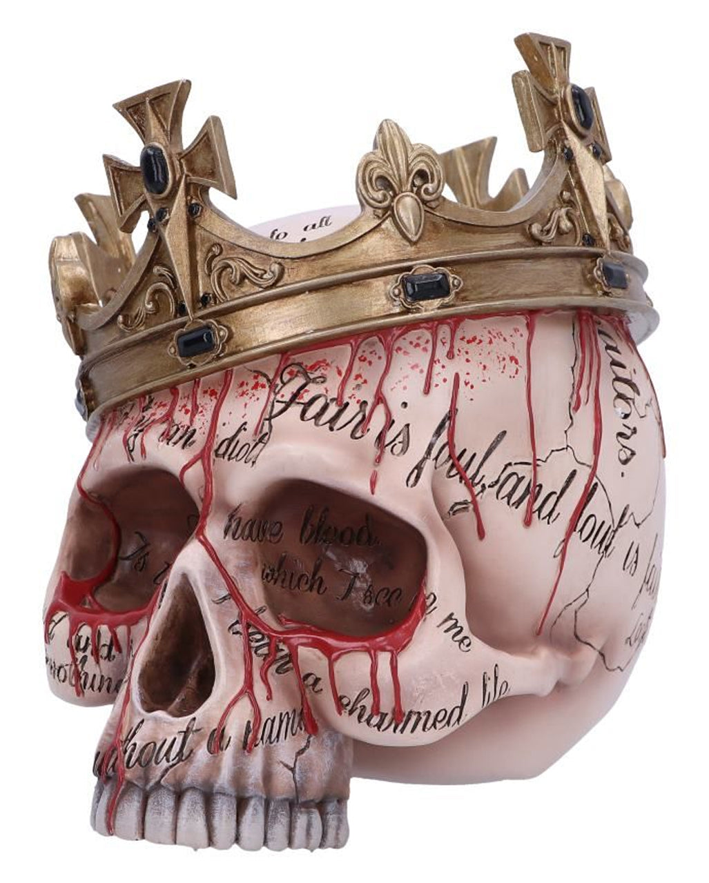 Macbeth Totenschädel mit Krone 15cm
