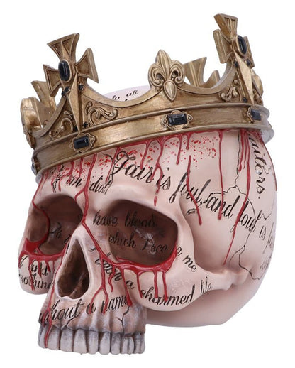 Macbeth Totenschädel mit Krone 15cm
