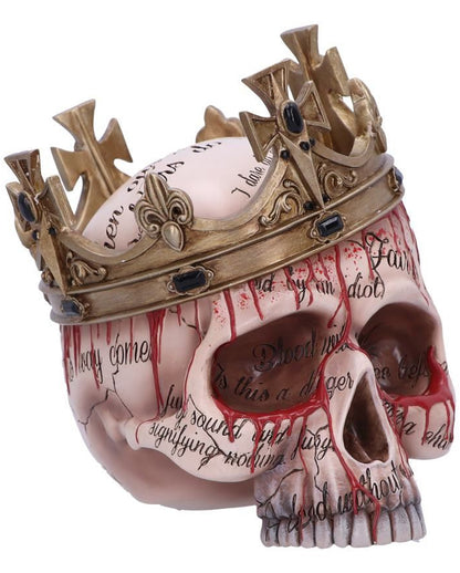 Macbeth Totenschädel mit Krone 15cm