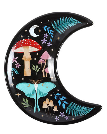 Magic Forest Crescent Moon Jewelry Bowl 12.5cm