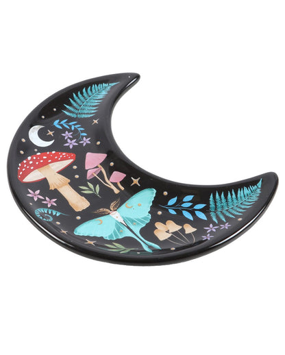 Magic Forest Crescent Moon Jewelry Bowl 12.5cm