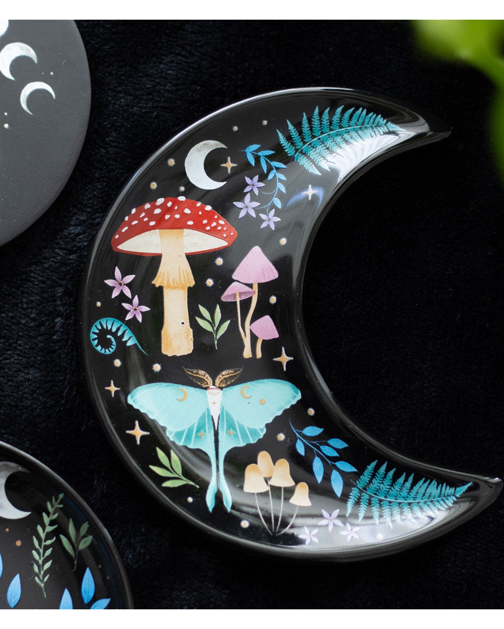 Magic Forest Crescent Moon Jewelry Bowl 12.5cm