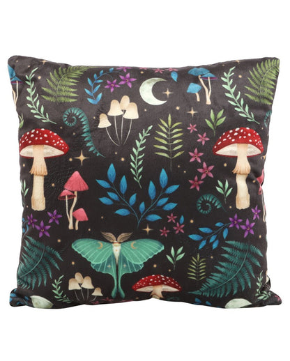 Magic Forest Mushroom Decorative Cushion 35x35cm