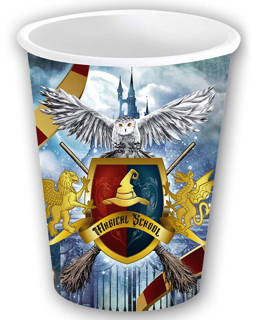 Magical School Sorcerer's Apprentice Paper Cups 6pcs.