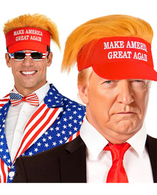 Make America Great Again Schirmmütze mit Plüschhaaren