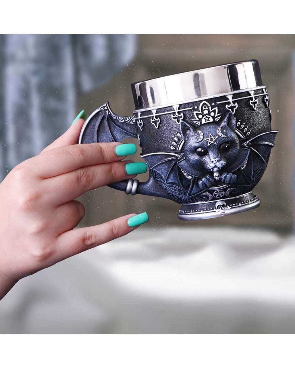 Malpuss Vampir Katzen Tasse 11cm