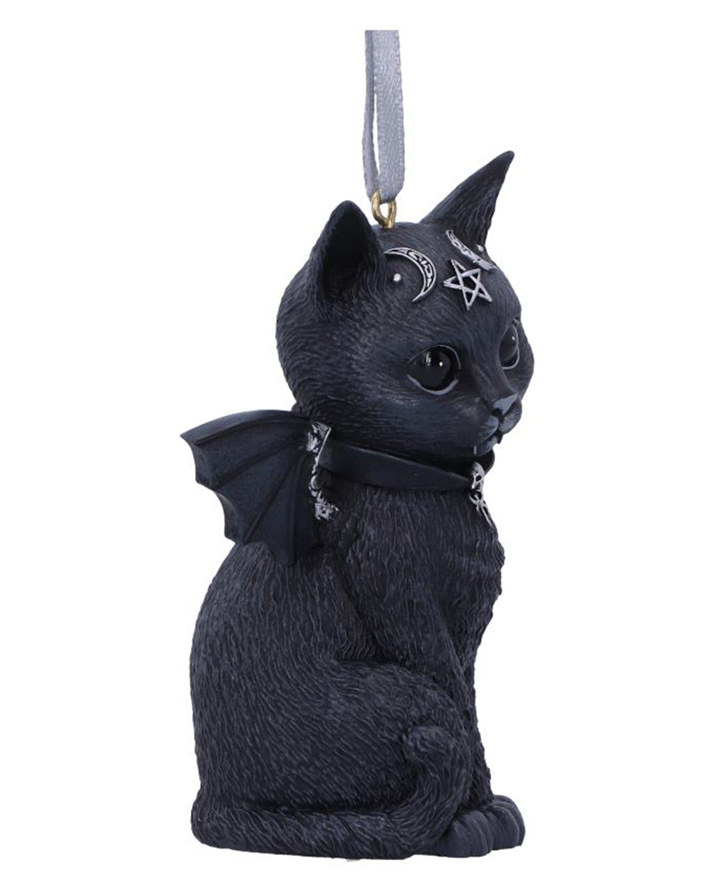 Malpuss Hexenkatze Christbaumkugel 9cm