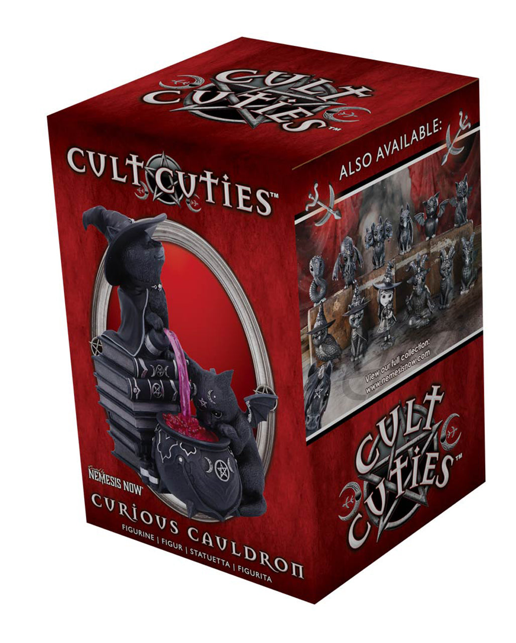 Malpuss & Purrah mit Hexenkessel Cult Cuties Figuren 18,5cm