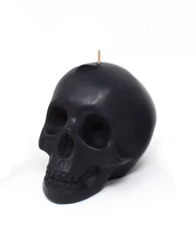 Medium Totenschädel Kerze mit Vanille Duft 8cm