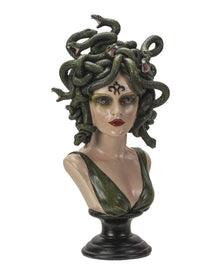 Medusa Statue mit LED Augen 38cm