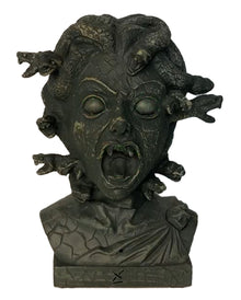 Medusa Schlangen Statue mit Licht, Sound & Bewegung 30cm