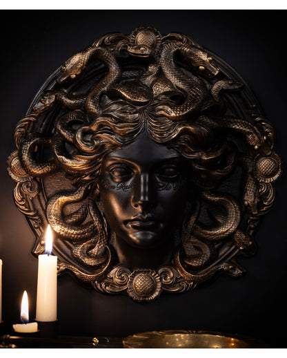 Medusa Wandskulptur Ø30cm