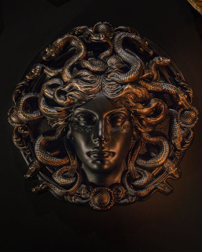 Medusa Wandskulptur Ø30cm