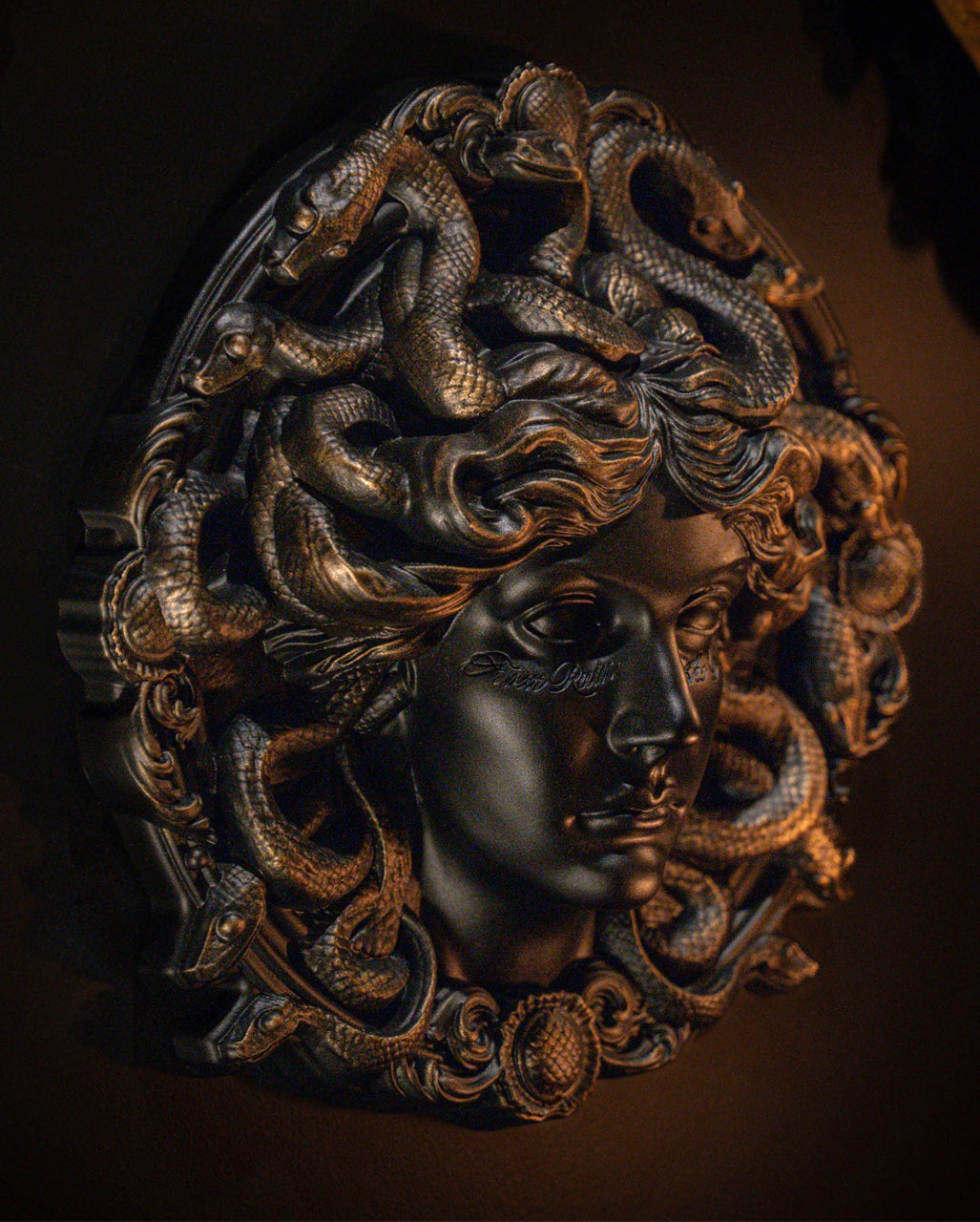 Medusa Wandskulptur Ø30cm
