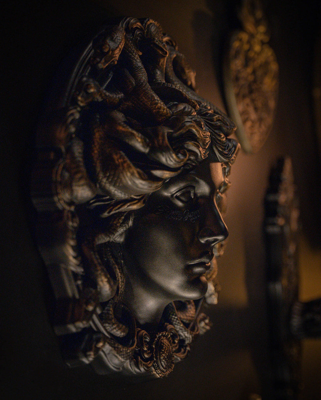 Medusa Wandskulptur Ø30cm