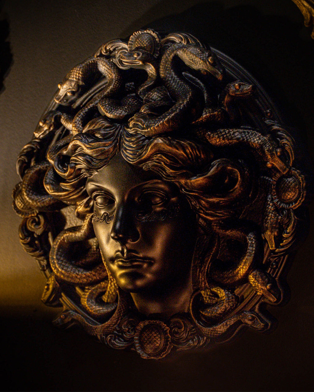 Medusa Wandskulptur Ø30cm