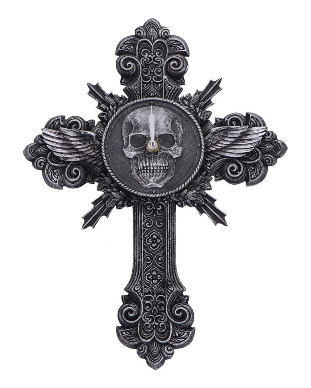 Gothic Wanduhr Memento Horas 37,5cm